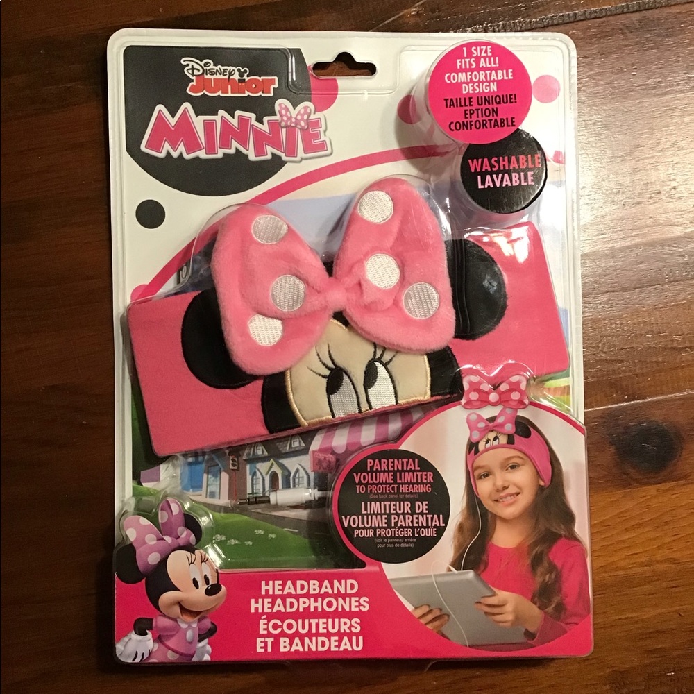 DISNEY JUNIOR MINNIE MOUSE HEADBAND HEADPHONES